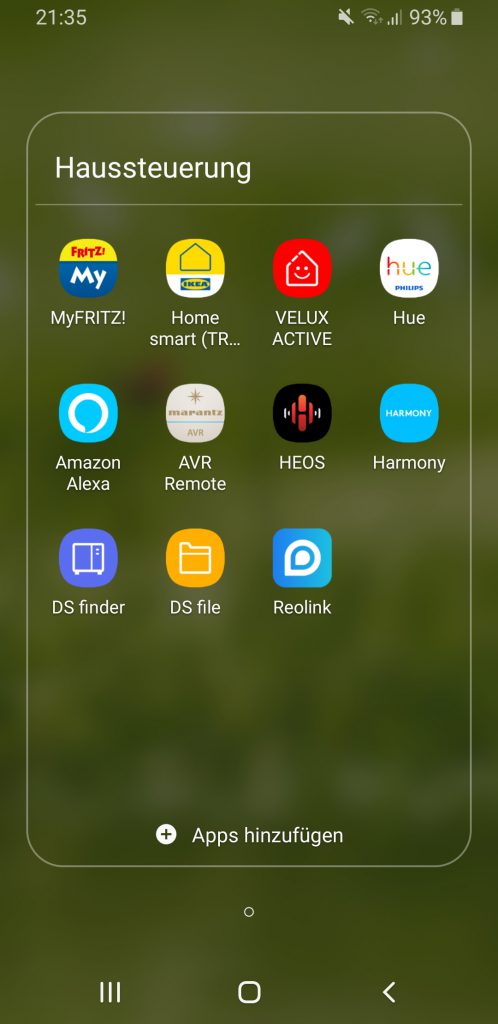 Meine Haussteuerung Apps