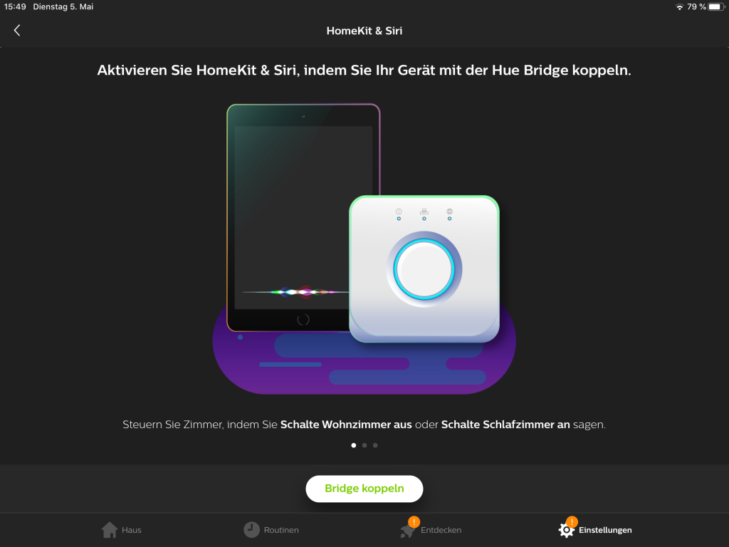 Philips Hue in HomeKit einbinden