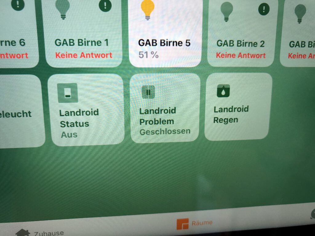 Landroid in HomeKit