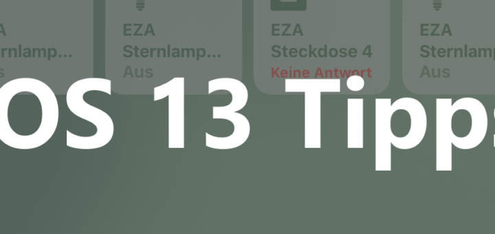 iOS 13 Tipps